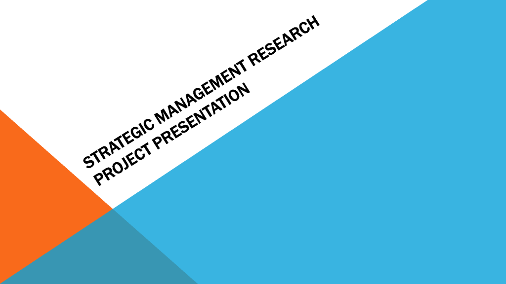 research topics strategic management